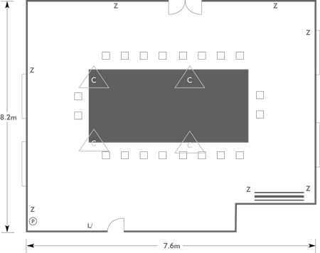 Boardroom layout