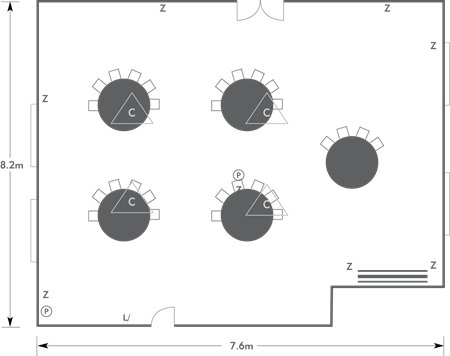 Cabaret layout