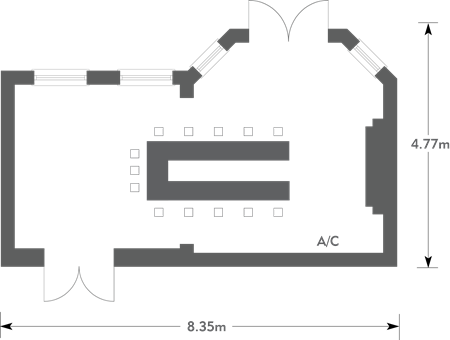 U-shape layout