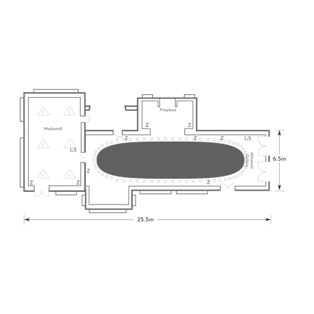 Dinner style layout